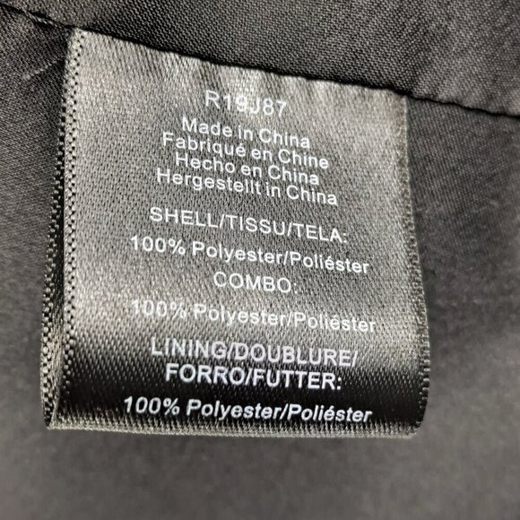 Rachel Zoe Size 10 Cynthia Black and Silver Animal Print Blazer 1 Button - Picture 11 of 13